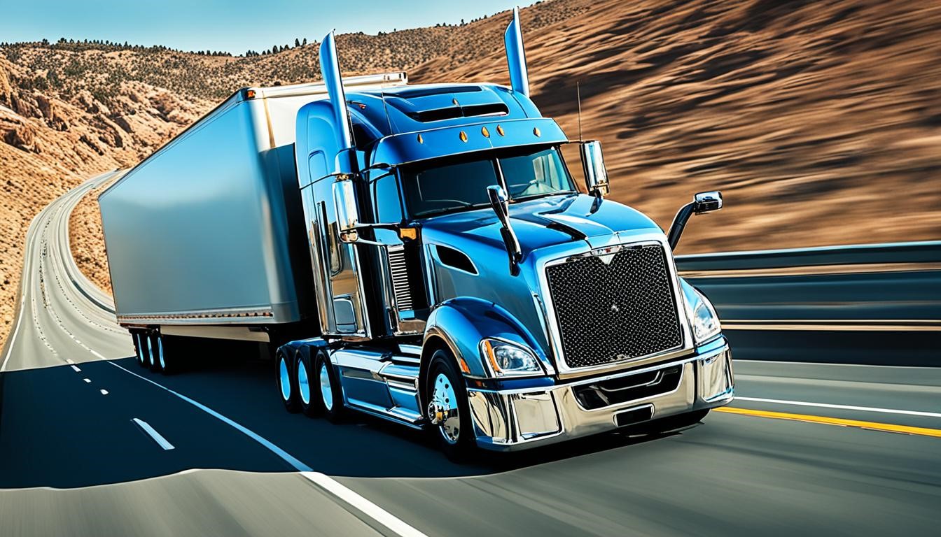 Semi-Truck for long-haul freight dispatch services